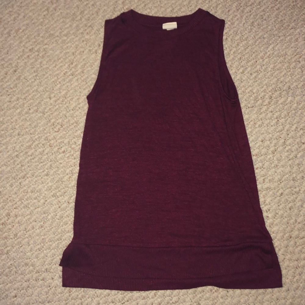 Sweater tank top